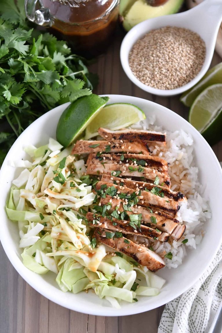 Sticky Honey Ginger Soy Chicken Bowls – Sweet, Savory & Easy Meal