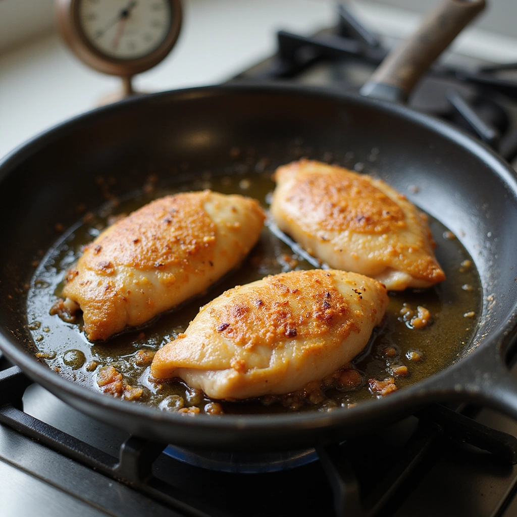 Creamy Alfredo Chicken: A Decadent Dinner Recipe You’ll Love - Step 3: Sear the Chicken