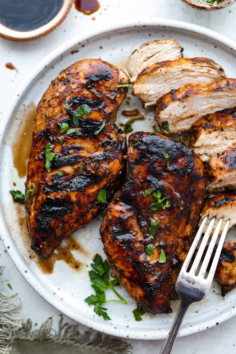 Zesty Balsamic Chicken Marinade for Grilling and Oven Baking