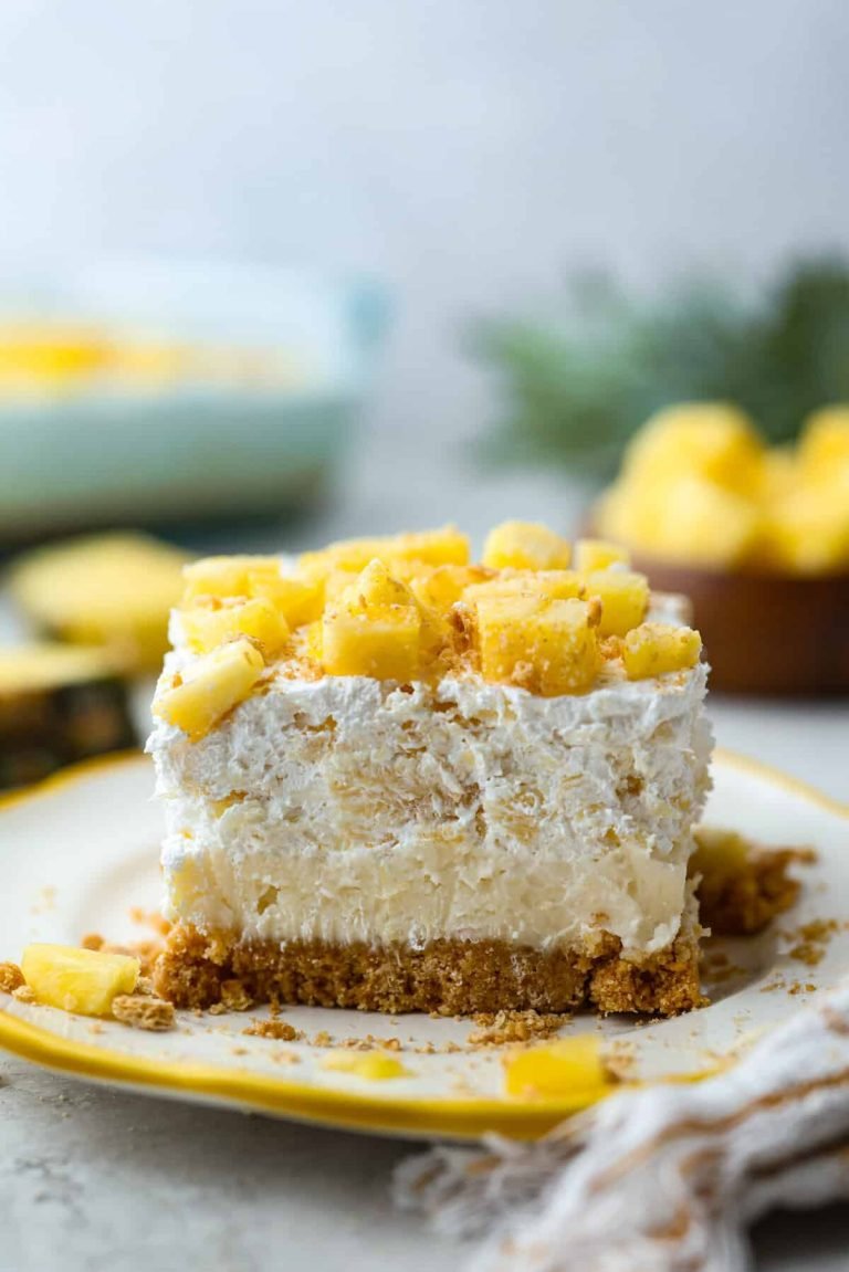 No-Bake Pineapple Delight Dessert – Easy, Creamy & Refreshing Recipe