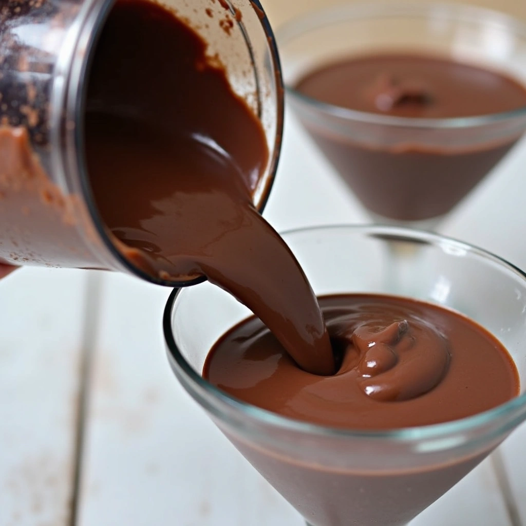 Decadent Vegan Chocolate Mousse: Rich and Guilt-Free Indulgence - Step 5: Transfer to Serving Dish