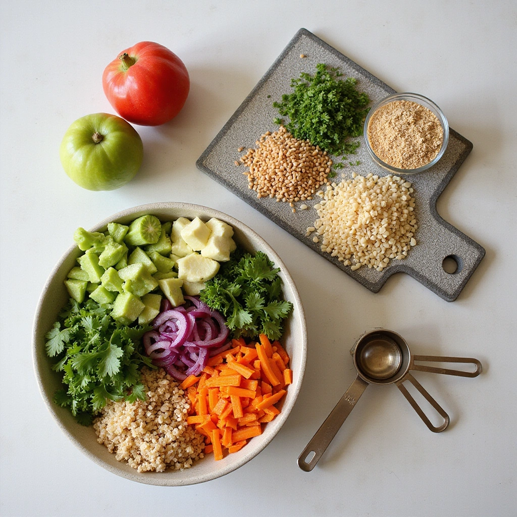 Easy Vegan Buddha Bowl: A Colorful and Nutritious Meal Prep Idea - Step 1: Prepare Ingredients
