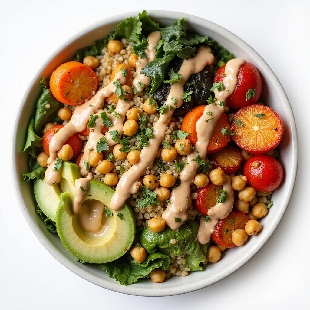 Easy Vegan Buddha Bowl: A Colorful and Nutritious Meal Prep Idea - Step 5: Assemble the Bowl