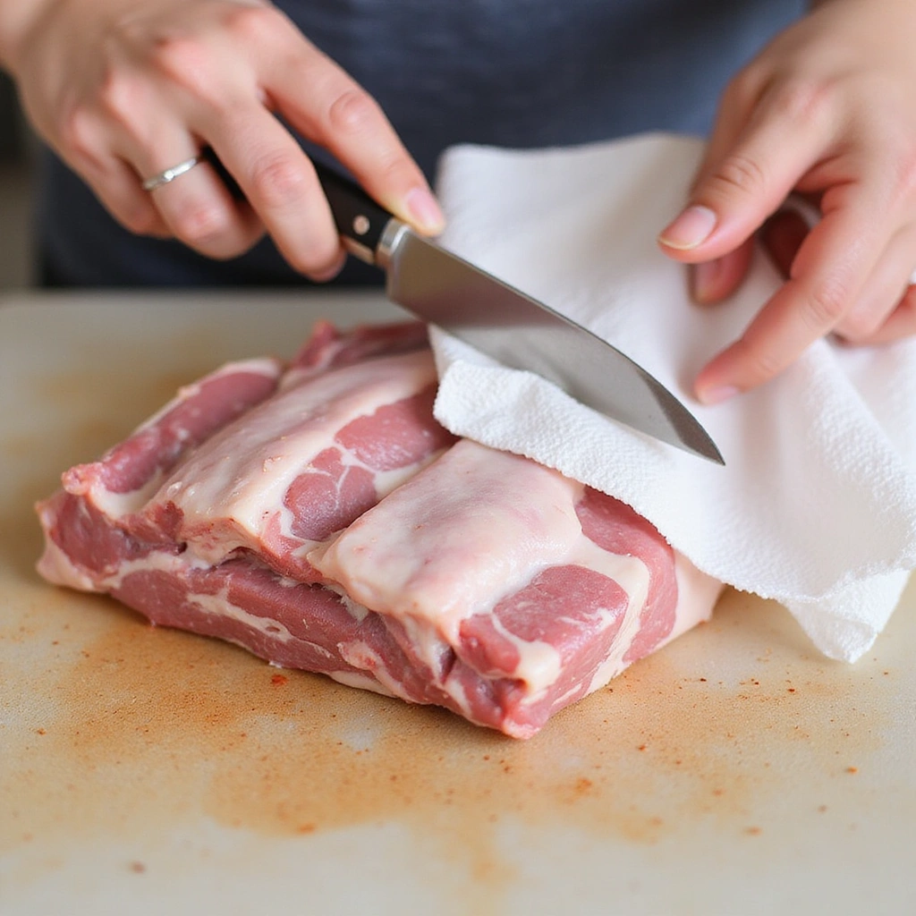 Fall-Off-The-Bone BBQ Ribs: The Ultimate Grilling Recipe - Step 2: Remove the Membrane
