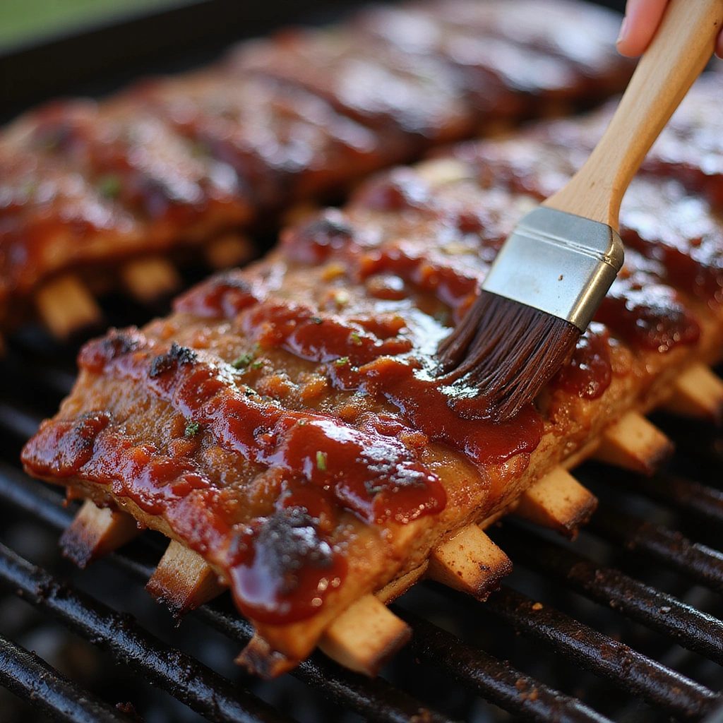 Fall-Off-The-Bone BBQ Ribs: The Ultimate Grilling Recipe - Step 8: Unwrap and Sauce
