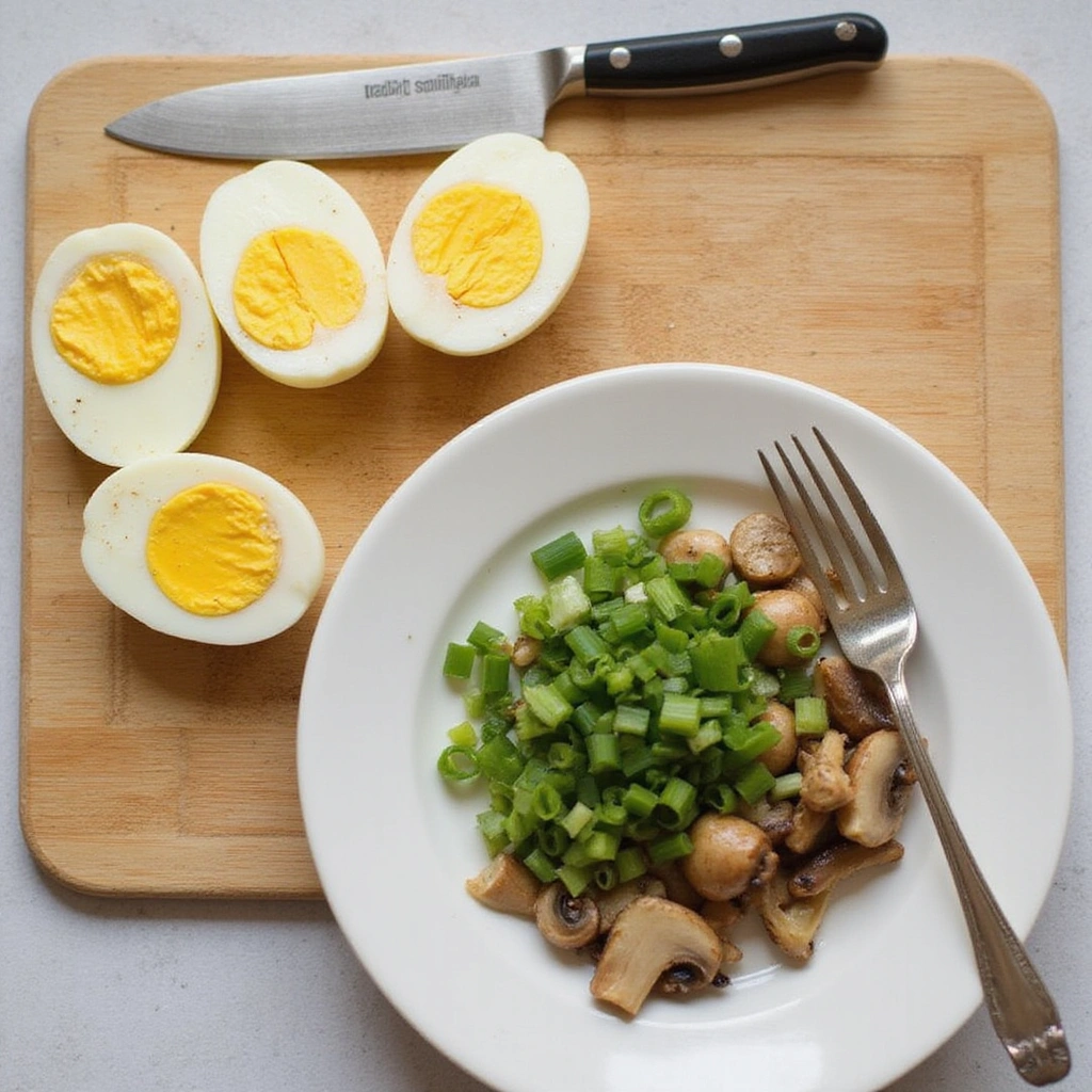 Japanese Ramen Noodle Soup: A Bowl of Comfort and Flavor - Step 4: Prepare the Toppings