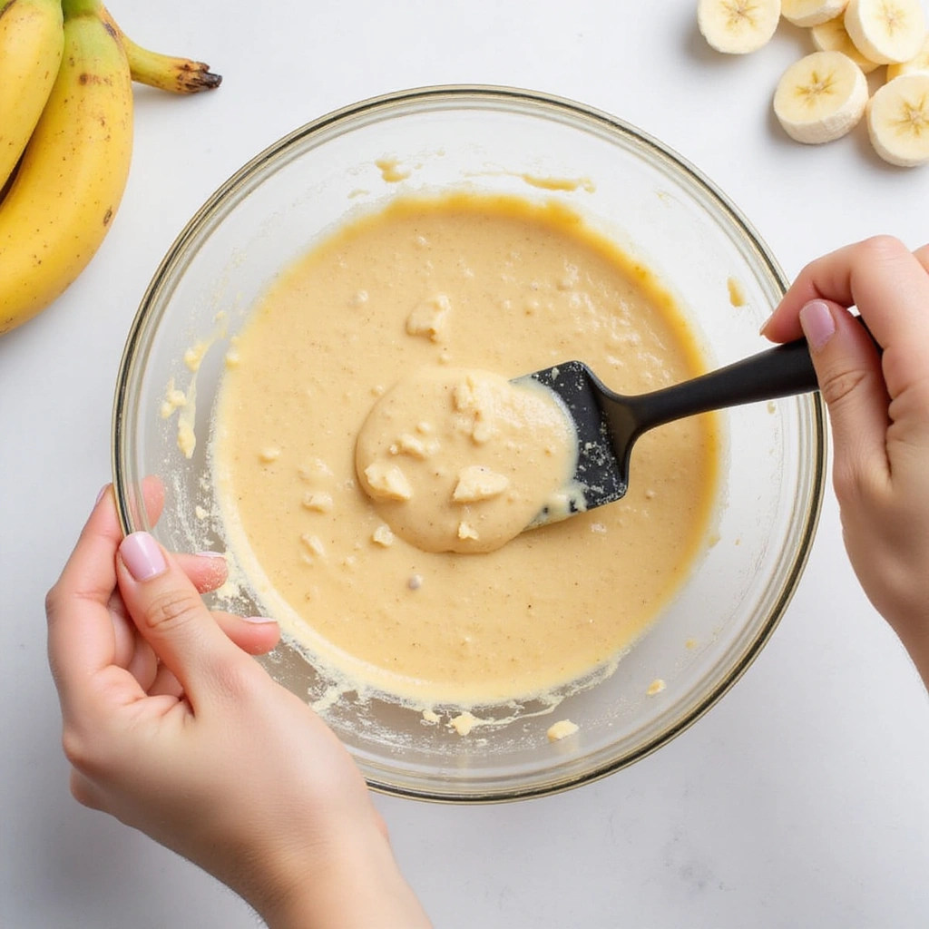 Perfectly Fluffy Banana Bread: Your New Go-To Recipe - Step 7: Fold in the Mashed Bananas