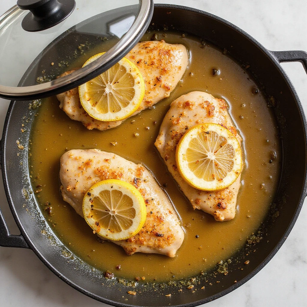 Quick and Easy 30-Minute One-Pan Lemon Garlic Chicken - Step 6: Return the Chicken