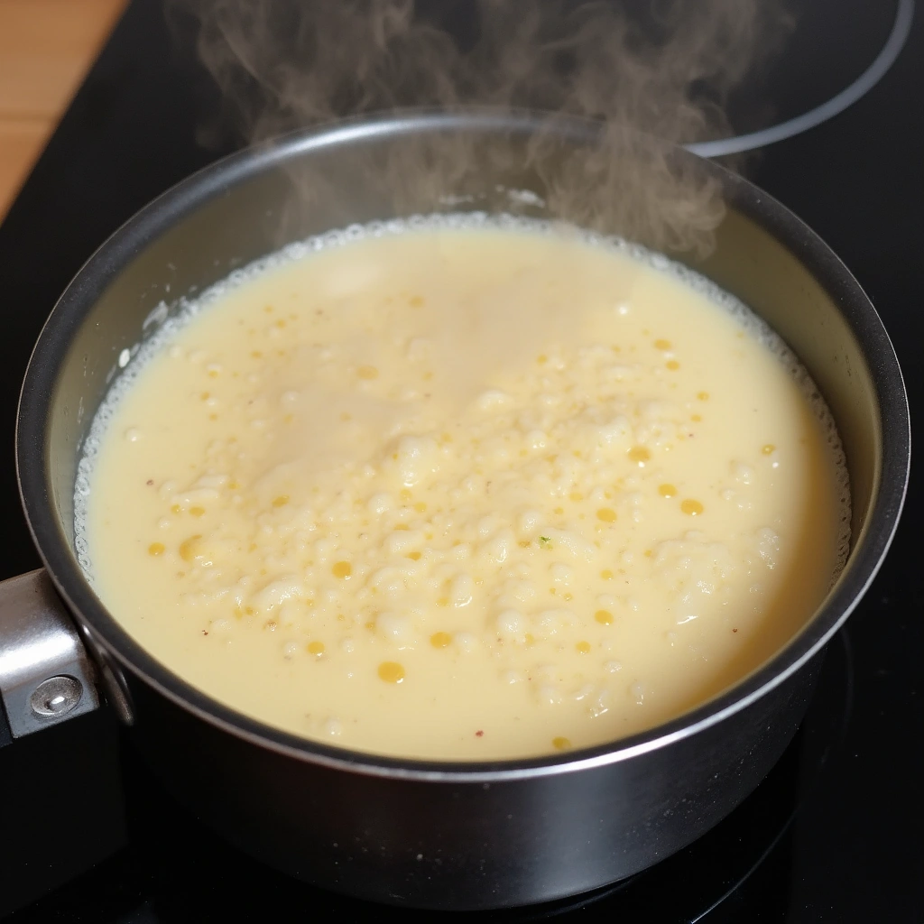 Rich and Creamy Coconut Rice Pudding: A Dessert to Satisfy Your Sweet Tooth - Step 3: Bring to a Simmer