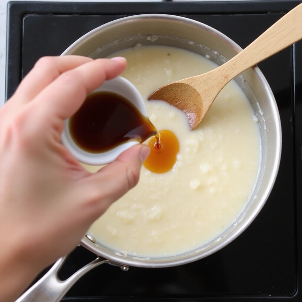 Rich and Creamy Coconut Rice Pudding: A Dessert to Satisfy Your Sweet Tooth - Step 5: Add Vanilla Extract