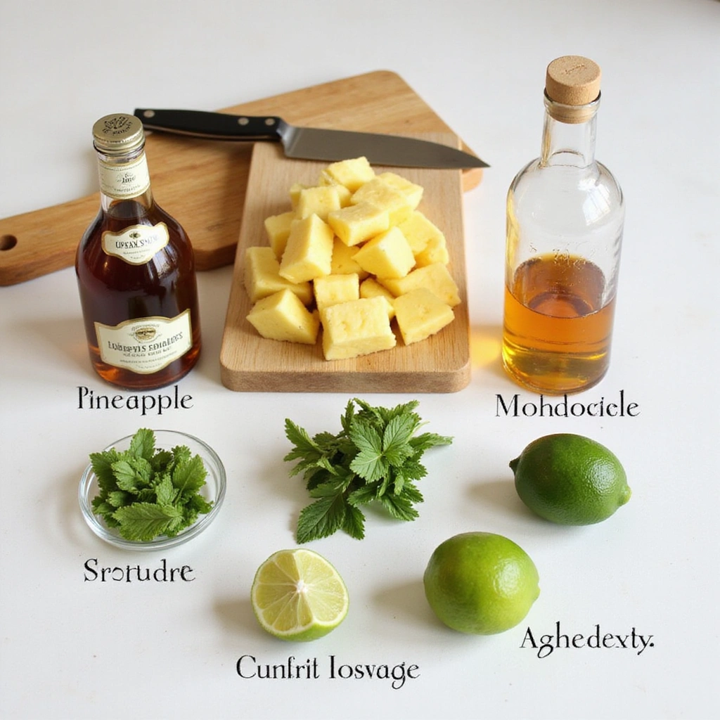 Tangy Pineapple Mojito: A Refreshing Cocktail for Any Occasion - Step 1: Prepare Ingredients