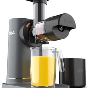 Ninja JC151 NeverClog BPA-Free Cold Press Juicer with Total Pulp Control and 2 One-Touch Programs (Machine Gray, Renewed)