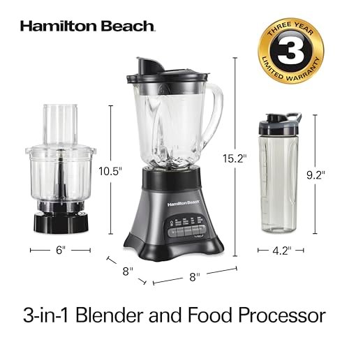 Hamilton Beach Blender and Food Processor Combo Review for Smoothies - Image 8