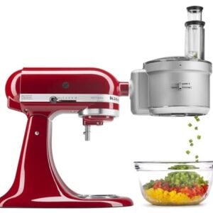 KitchenAid Stand Mixer Attachment, Food Processor with Commercial Food Dicing Disc KSM2FPA