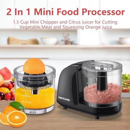 Discover the Liebe&Lecker 2 In 1 Mini Food Processor Review: A Must-Have! - Image 2