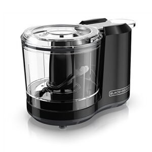 BLACK+DECKER 1.5-Cup Electric Food Chopper, One Touch Pulse, 150W Motor, Mini Food Processor, Stay-Sharp Blade, Dishwasher Safe