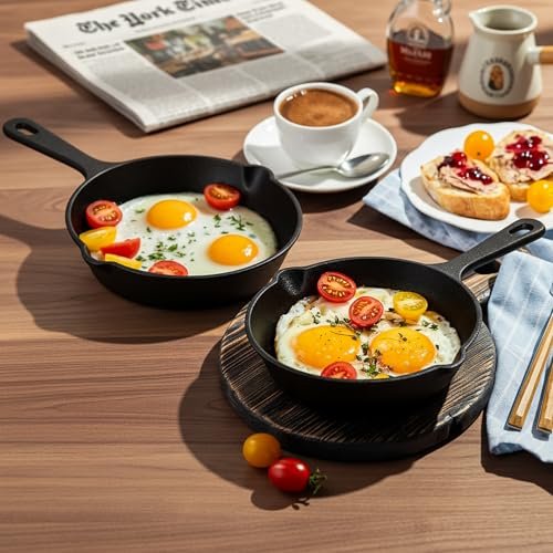 Hiceeden 4 Pack Small Cast Iron Skillet Review: A Cook’s Essential for All! - Image 8