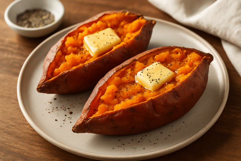 baked sweet potato