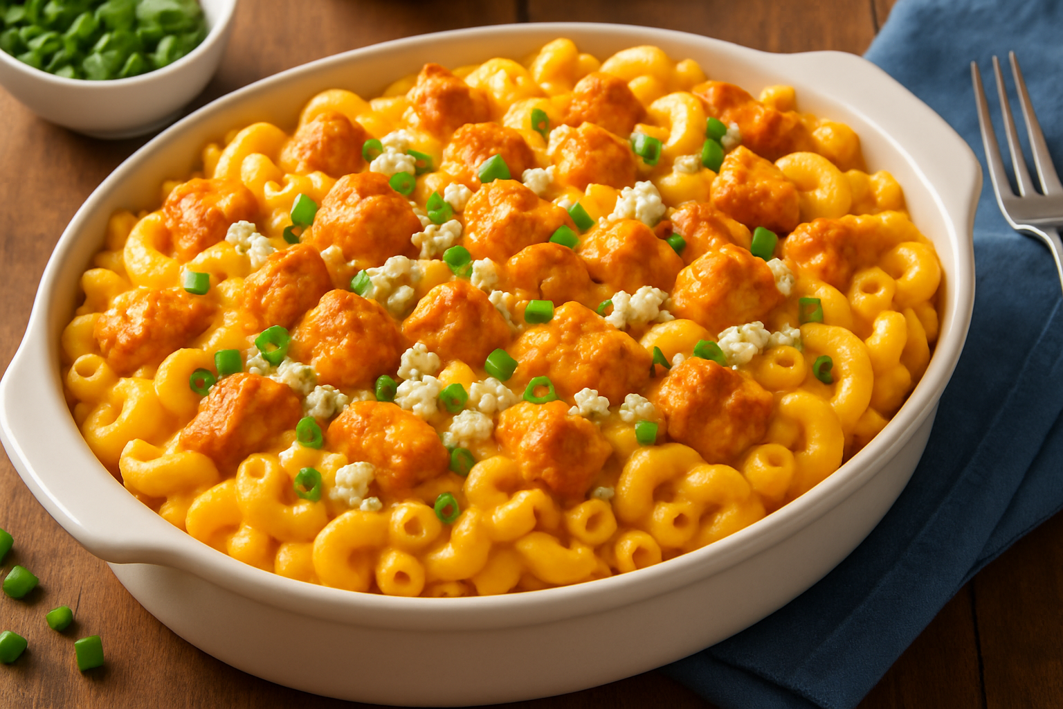 buffalo chicken mac and cheese