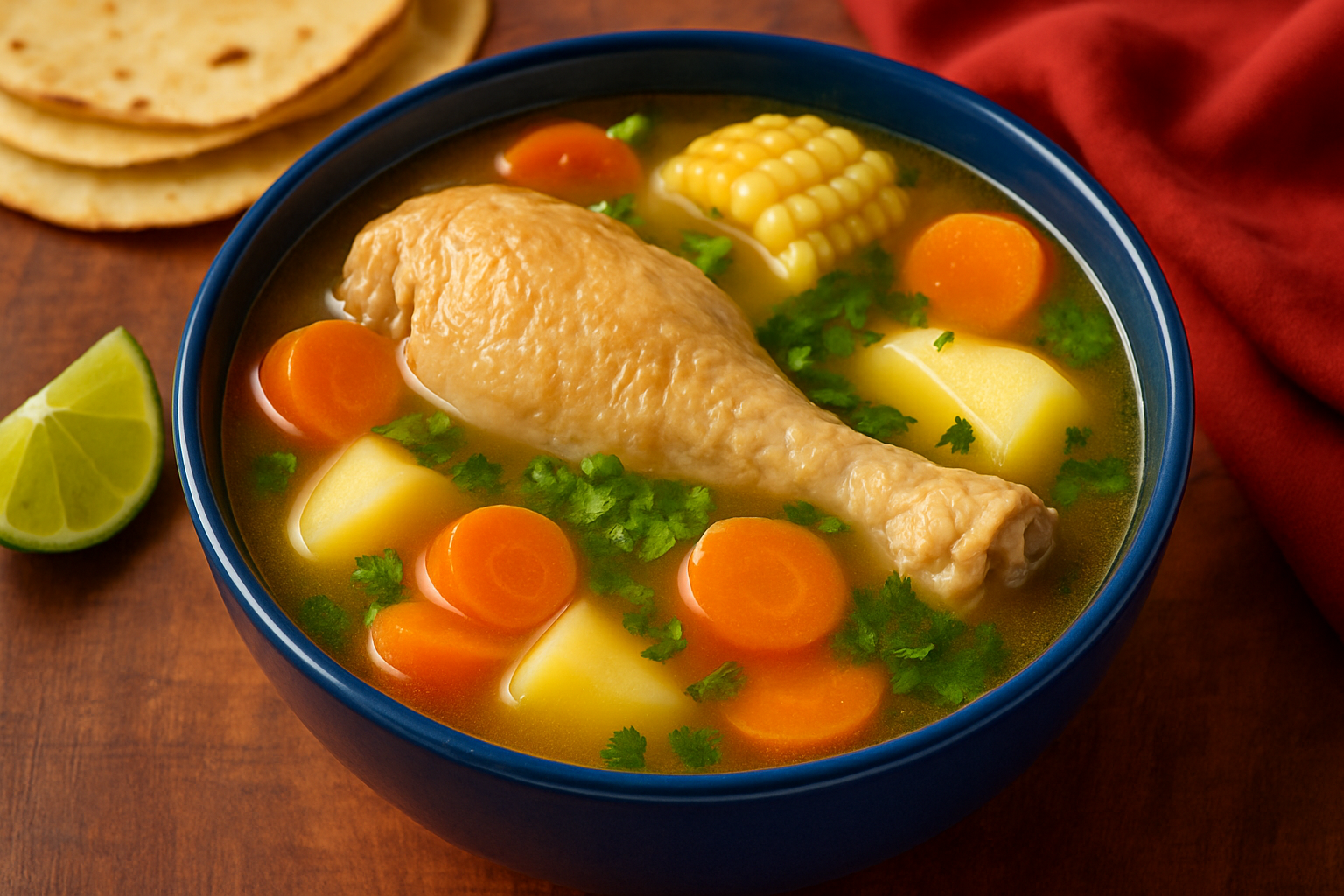 caldo de pollo