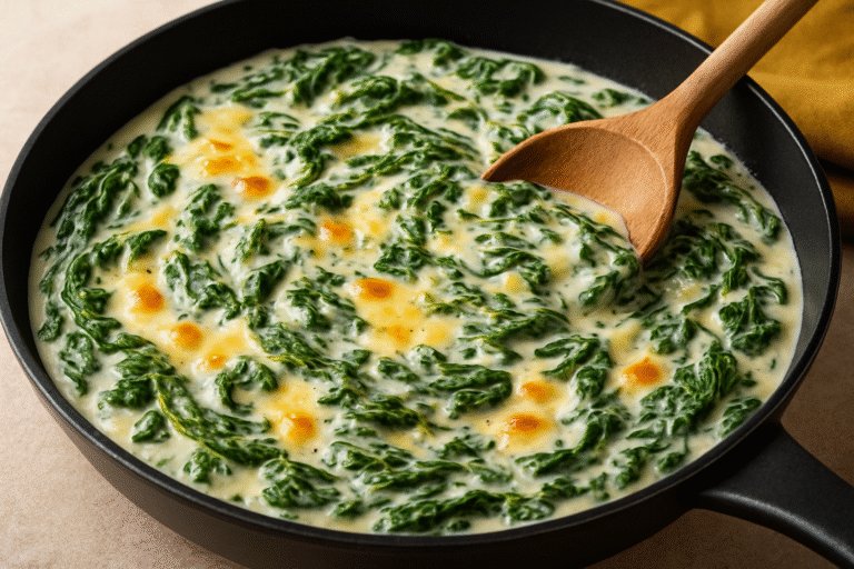 creamed spinach