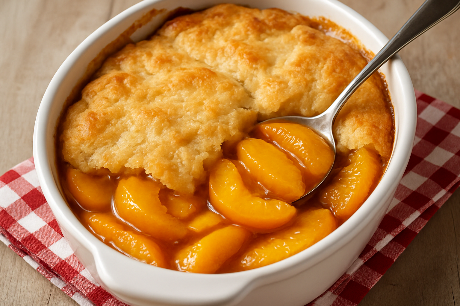 peach cobbler