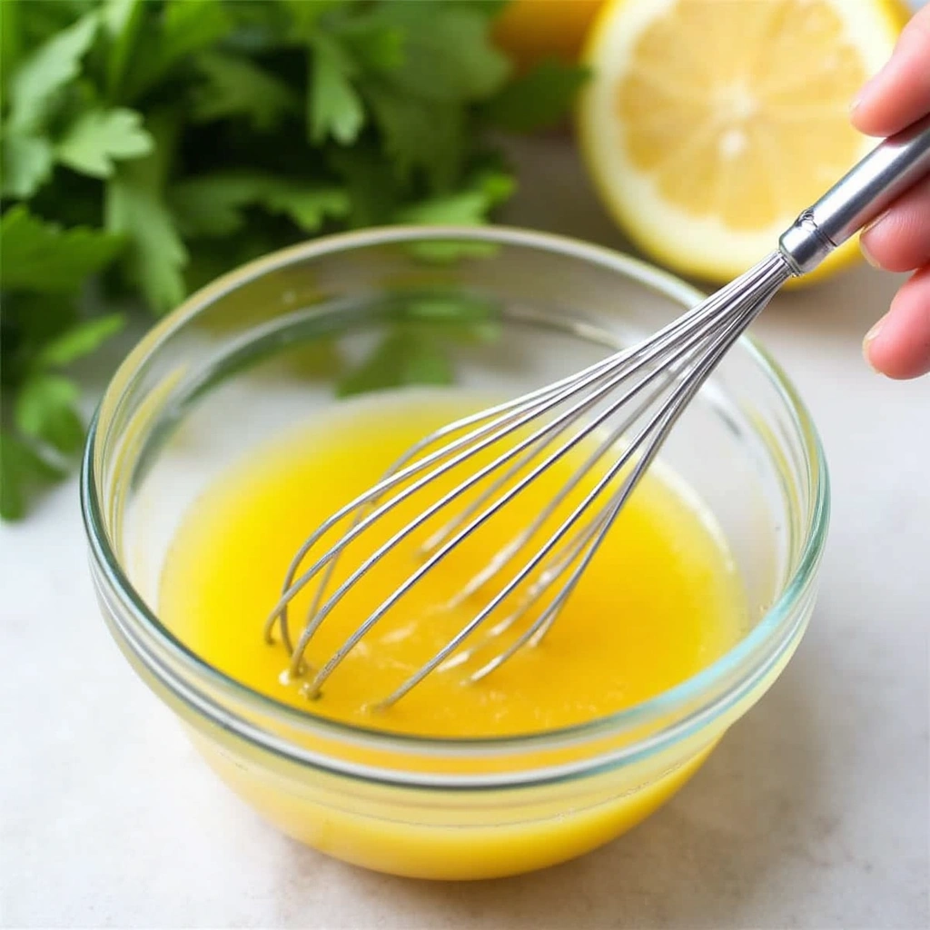 Mediterranean Chickpea Salad: Healthy, Colorful, and Full of Flavor - Step 3: Prepare the Dressing