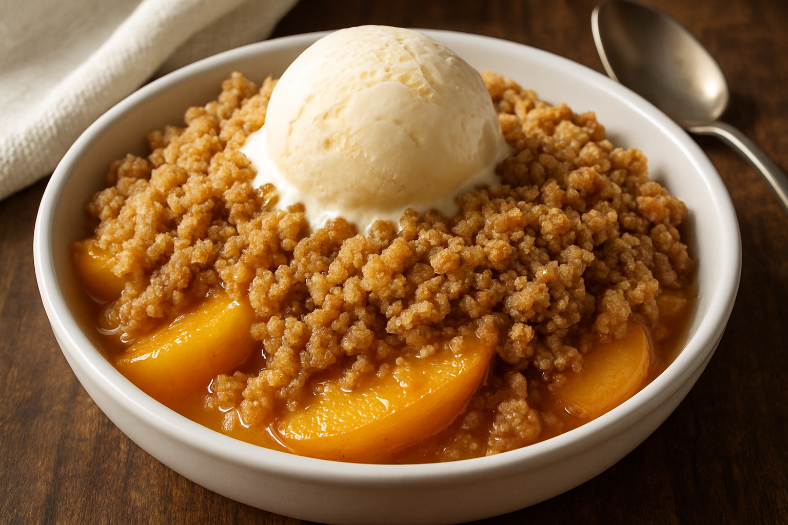 peach crisp
