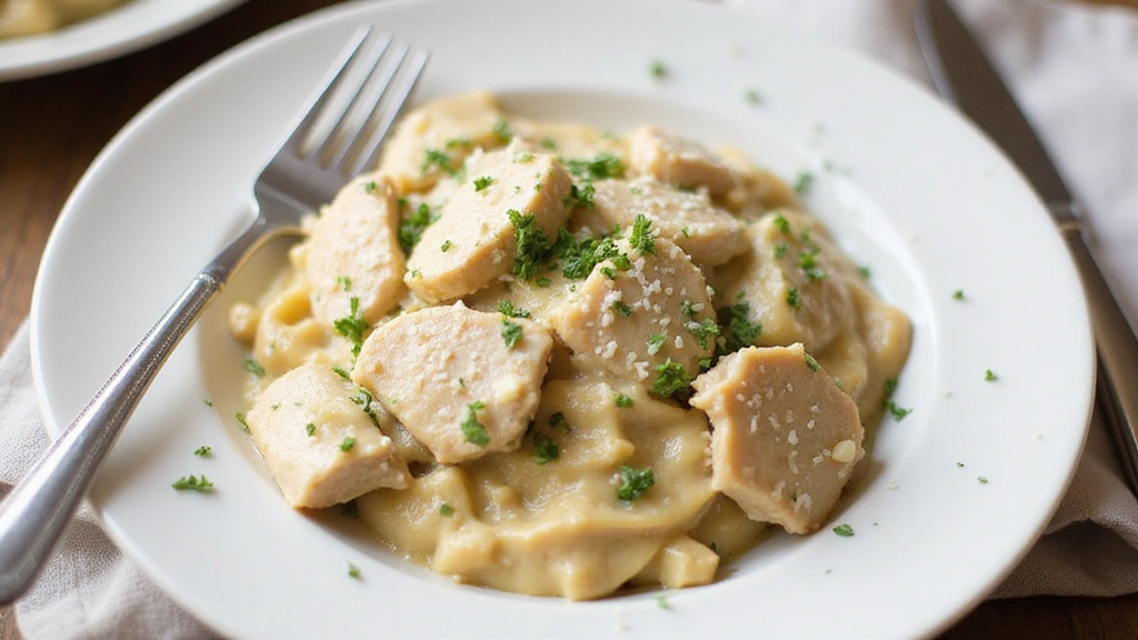 Ultimate Keto Chicken Alfredo: Creamy, Rich, and Satisfying - Step 8: Serve and Garnish