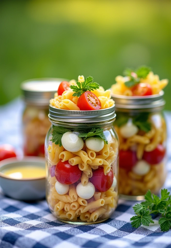 18 Genius Meal Prep Ideas That Will Save You Hours Each Week (And Money Too!) - 8. Pasta Salad Jars