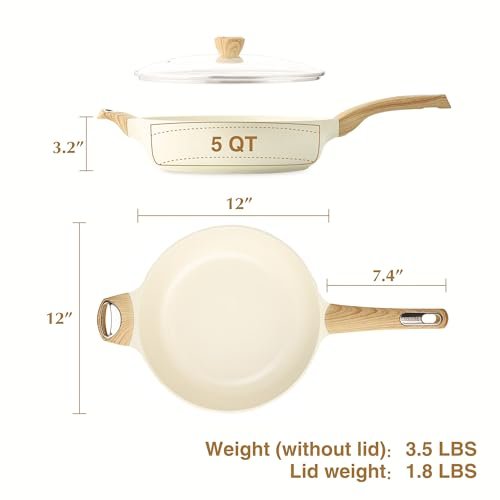 Discover the SENSARTE Ceramic Nonstick Frying Pan: A Cook’s Essential Review - Image 6