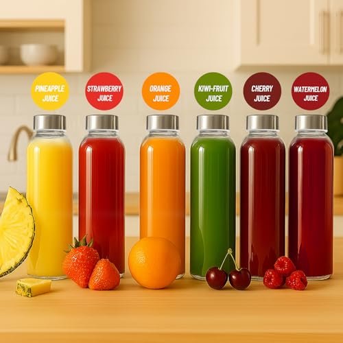 Luxfuel Clear Glass Bottles Review: Perfect for Juicing and Storing - Image 7