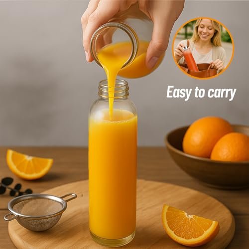 Luxfuel Clear Glass Bottles Review: Perfect for Juicing and Storing - Image 8