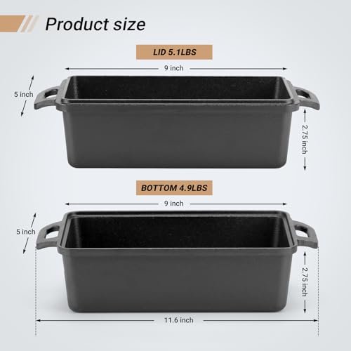 Is the 9x5 Inch Cast Iron Loaf Pan with Lid a Kitchen Must-Have? - Image 3