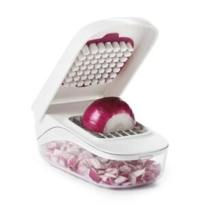 OXO Good Grips Vegetable and Onion Chopper with Easy Pour Opening White