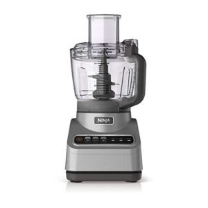 Ninja Professional Plus Food Processor 850-Watts With Auto-iQ Preset Programs Chop Puree Dough Slice Shred With a 9-Cup Capacity and a Silver Stainless Finish (BN600C) - Canadian Version (Renewed)