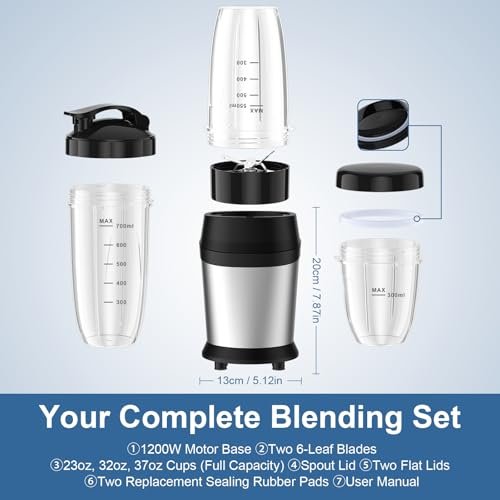 Colarlemo 12-Piece Smoothie Blender Review: The Ultimate Kitchen Must-Have - Image 2