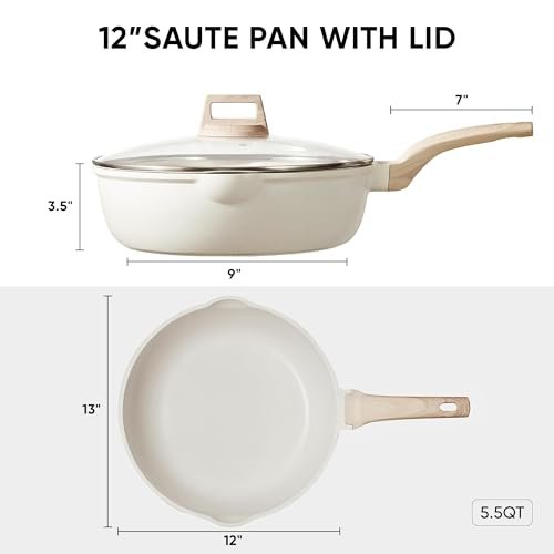 CAROTE 12-Inch Nonstick Deep Frying Pan Review: Is It a Kitchen Must-Have? - Image 2