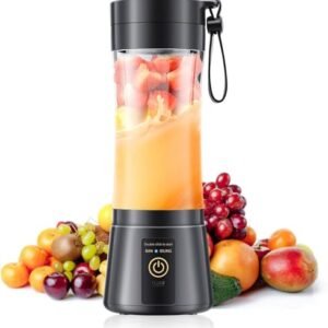 Cordless Personal Size Portable Blender - 380Ml Blender Smoothies and Shakes, BPA Free Traveling Juice Cup with Powerful Blending, Freshly Squeezed in Sports/Travel/Home