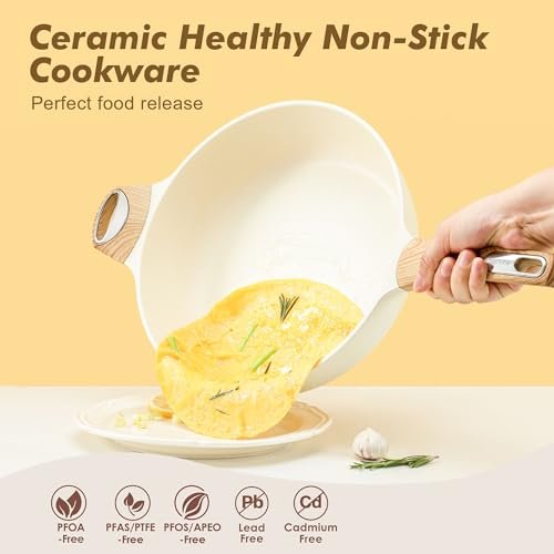 Discover the SENSARTE Ceramic Nonstick Frying Pan: A Cook’s Essential Review - Image 2