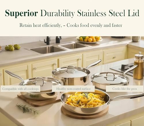 Is the 12 Inch Tri-Ply Stainless Steel Frying Pan Worth It? A Review for Home Cooks - Image 4