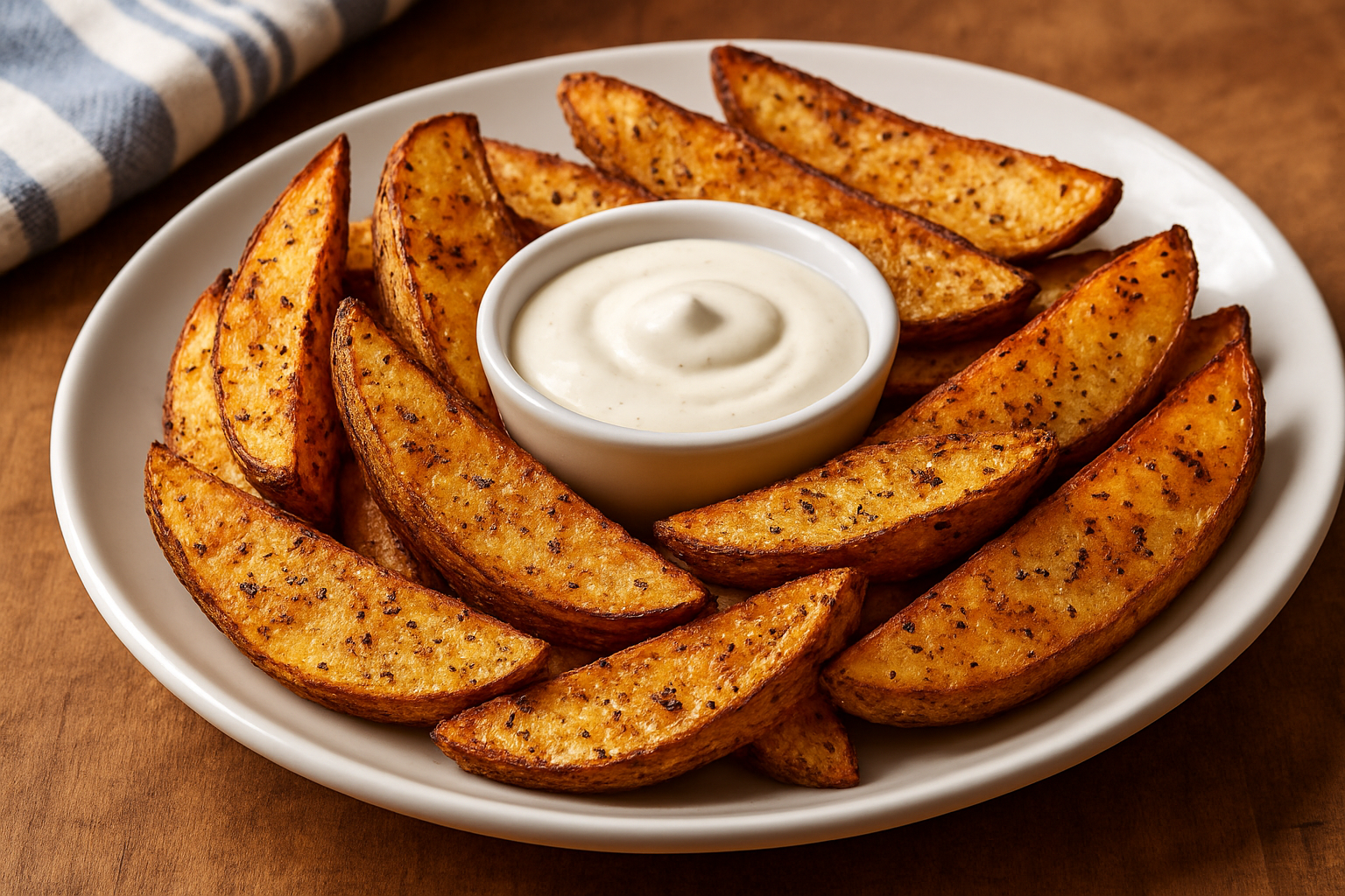 air fryer potato wedges
