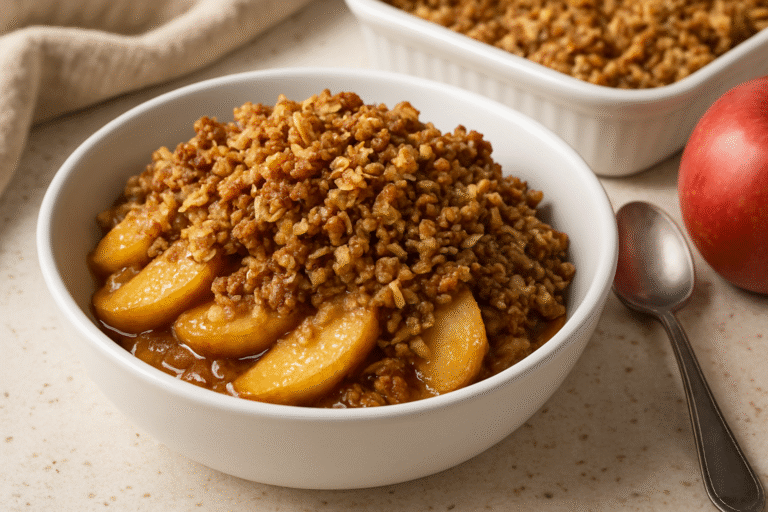 apple crisp with oats