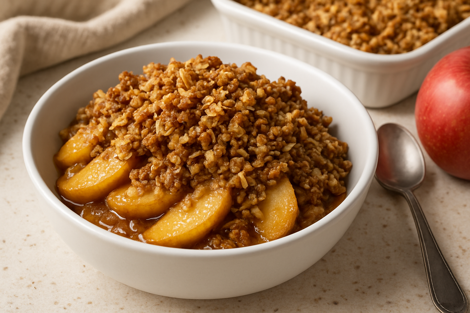 apple crisp with oats
