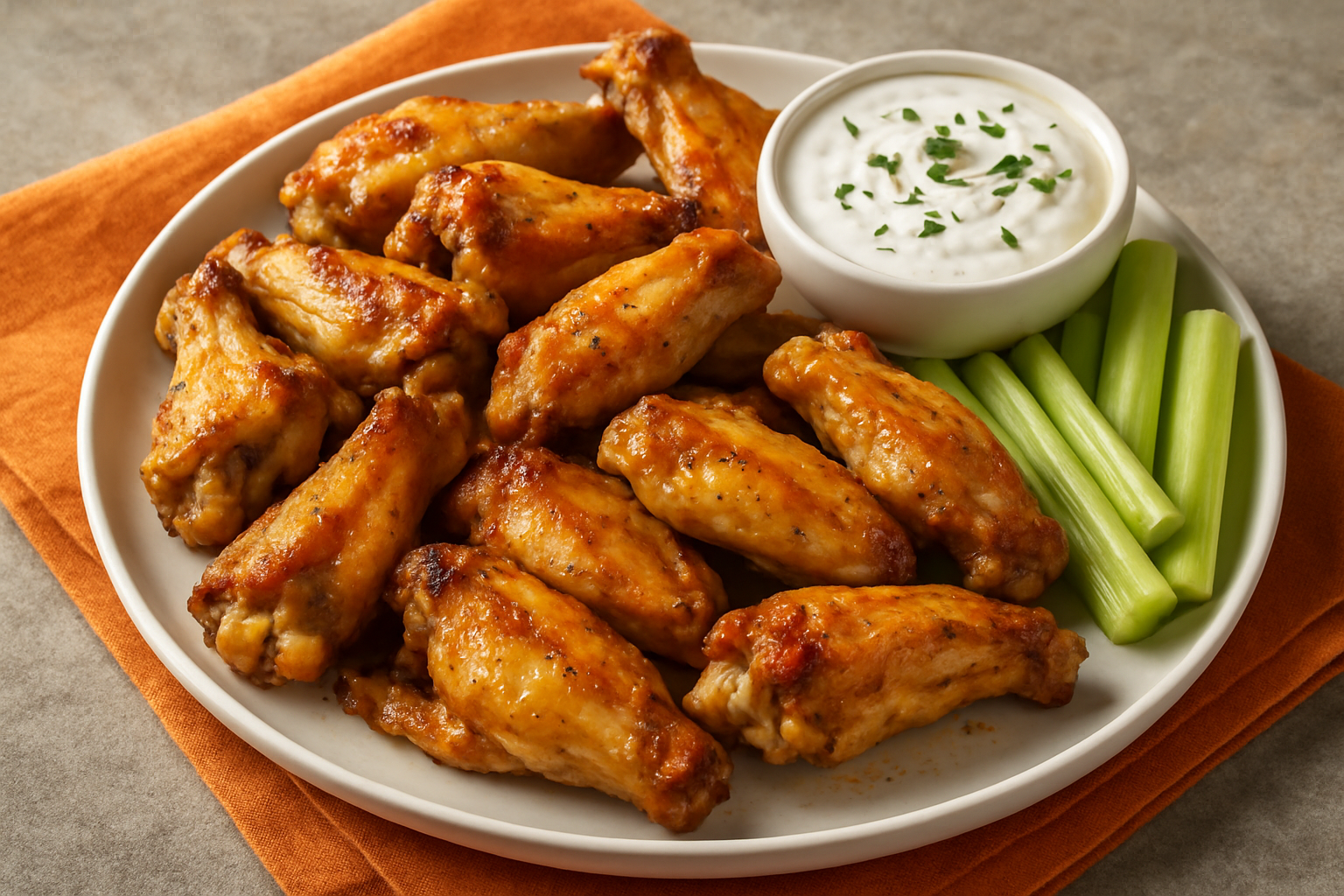 how long to bake chicken wings