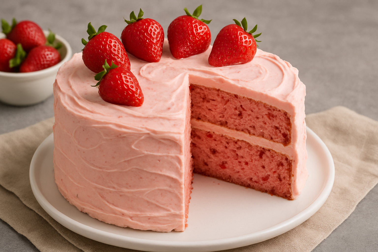 strawberry cake
