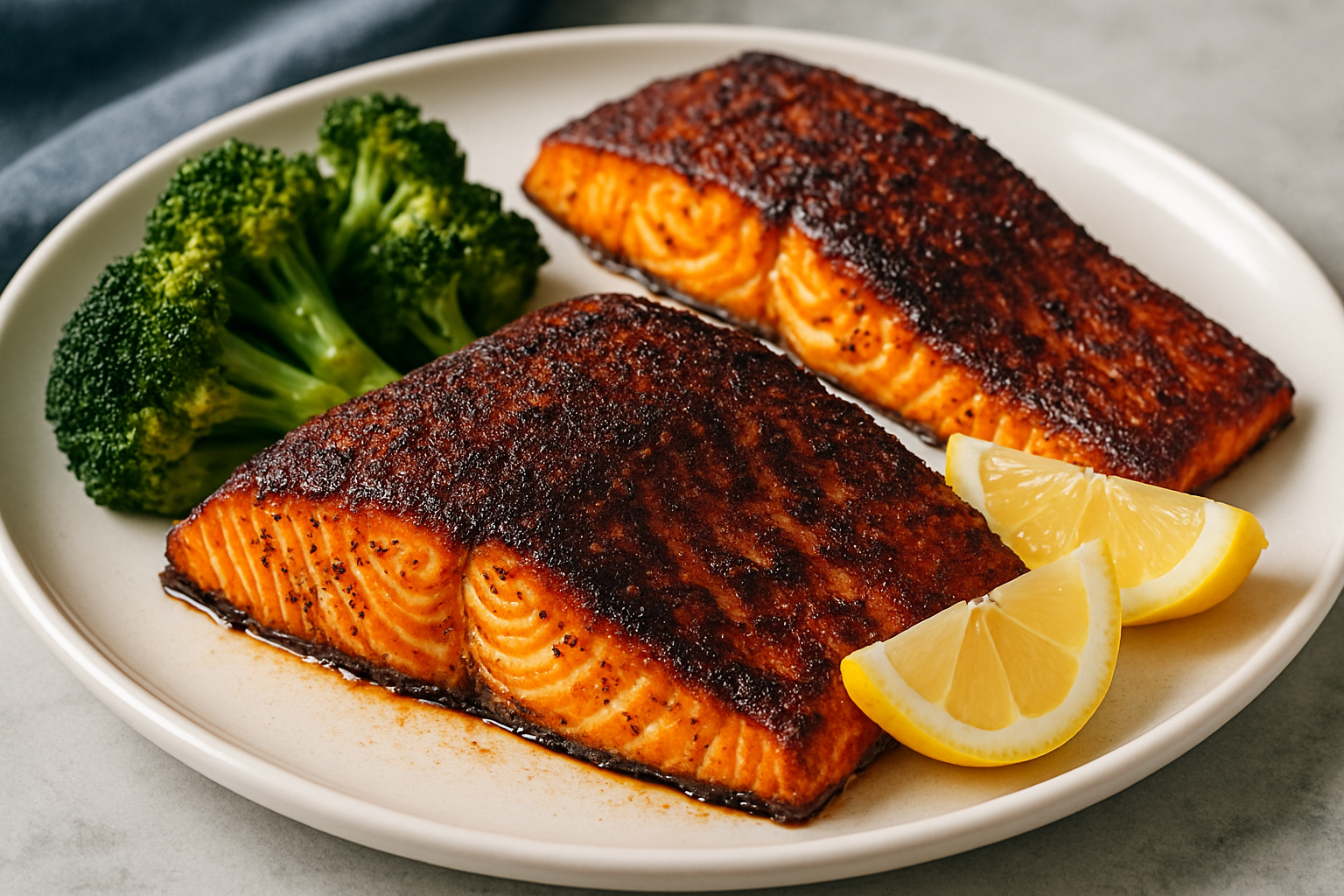 blackened salmon