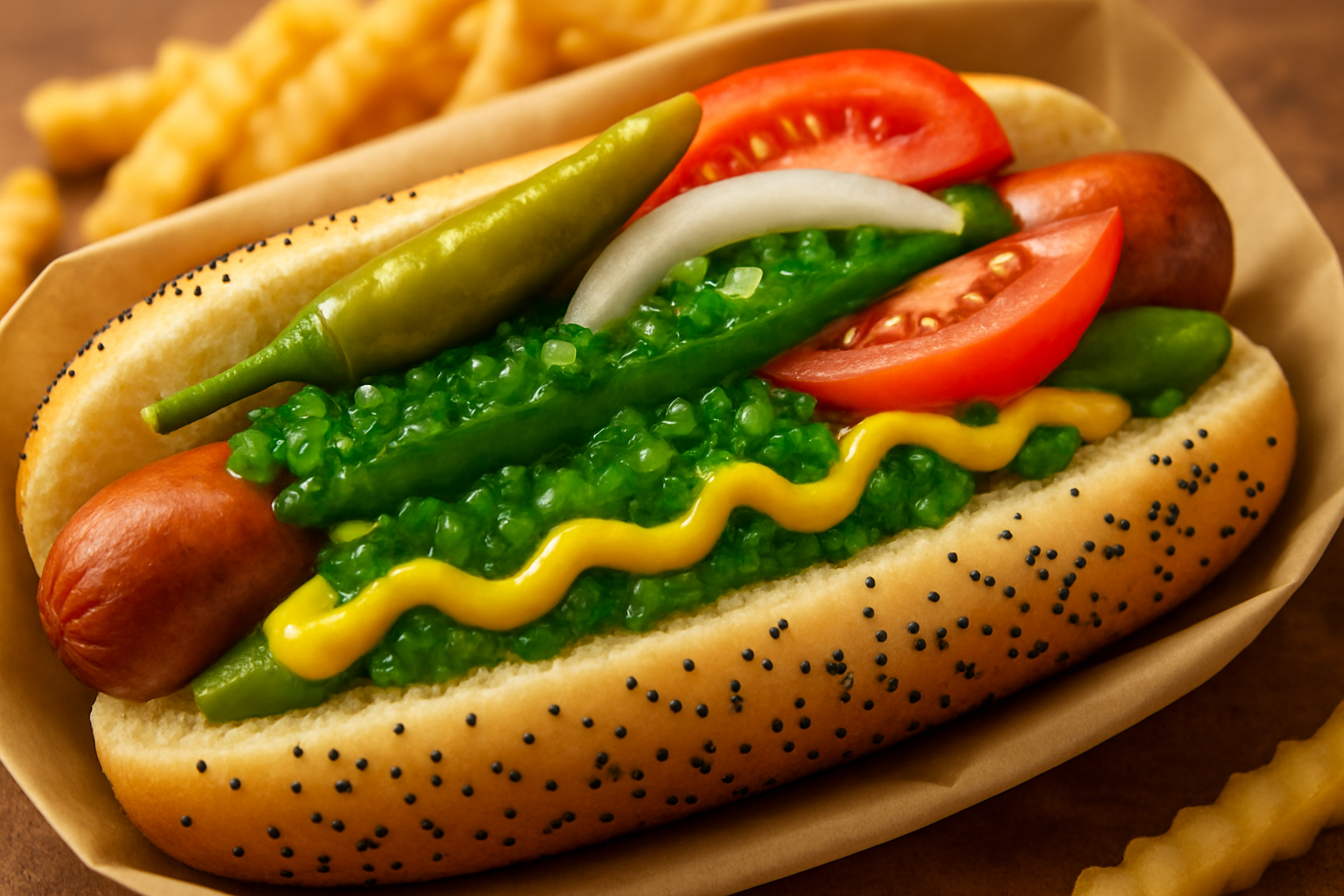 chicago hot dog