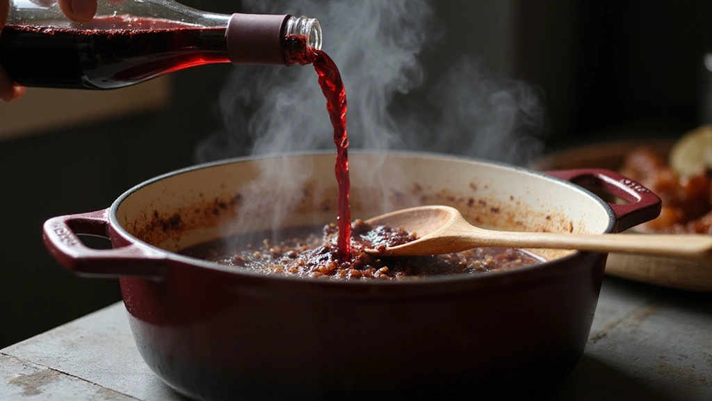 Classic Beef Stew Recipe: Tender Meat and Flavorful Veggies - Step 4: Deglaze the Pan