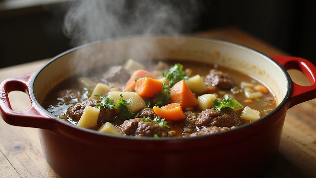 Classic Beef Stew Recipe: Tender Meat and Flavorful Veggies - Step 6: Combine Ingredients